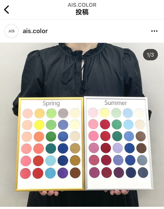 Color Board （4 Seasons set）カラーボード
